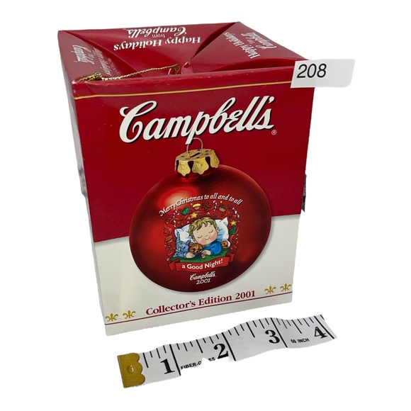 Rare 2001 Campbell's Glass Ornament - Collector's Edition - Picture 4 of 4